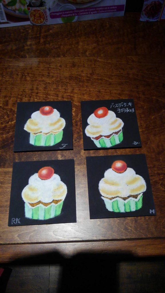 【まちゼミ　チョークアートレッスン】
飯田市座光寺　イタリア家庭料理
ARONNE (アロンネ)